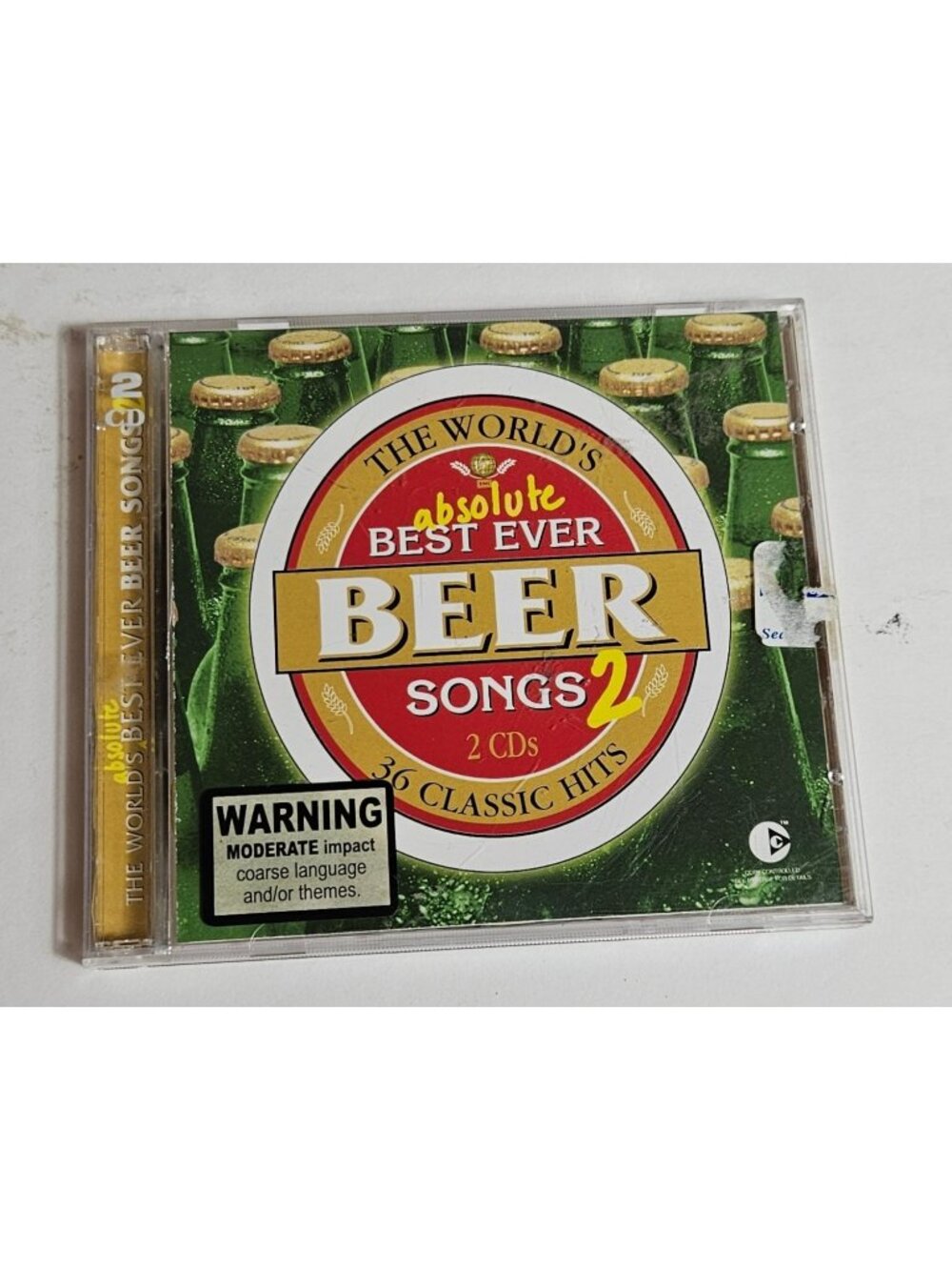The Worlds Absolute Best Ever Beer Songs 2 Various Artists 2 CDs